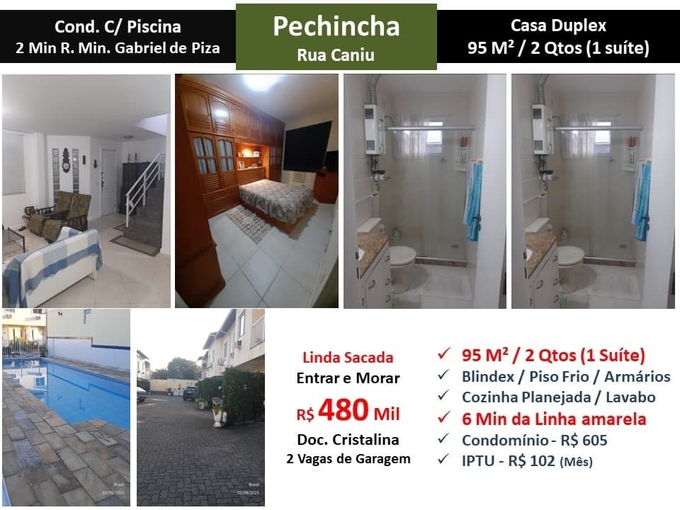 Casa JPA Pechincha Caniu 95M²