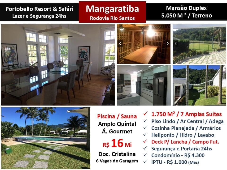 Casa Mangaratiba Portobello 1750M²