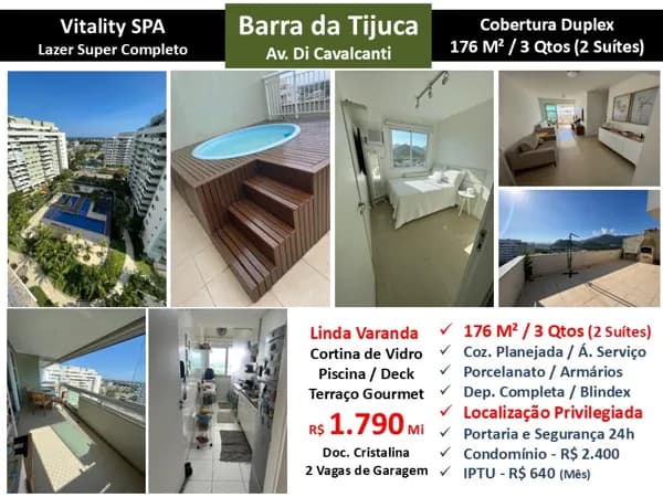 Cob Barra da Tijuca Vitality SPA 176M²