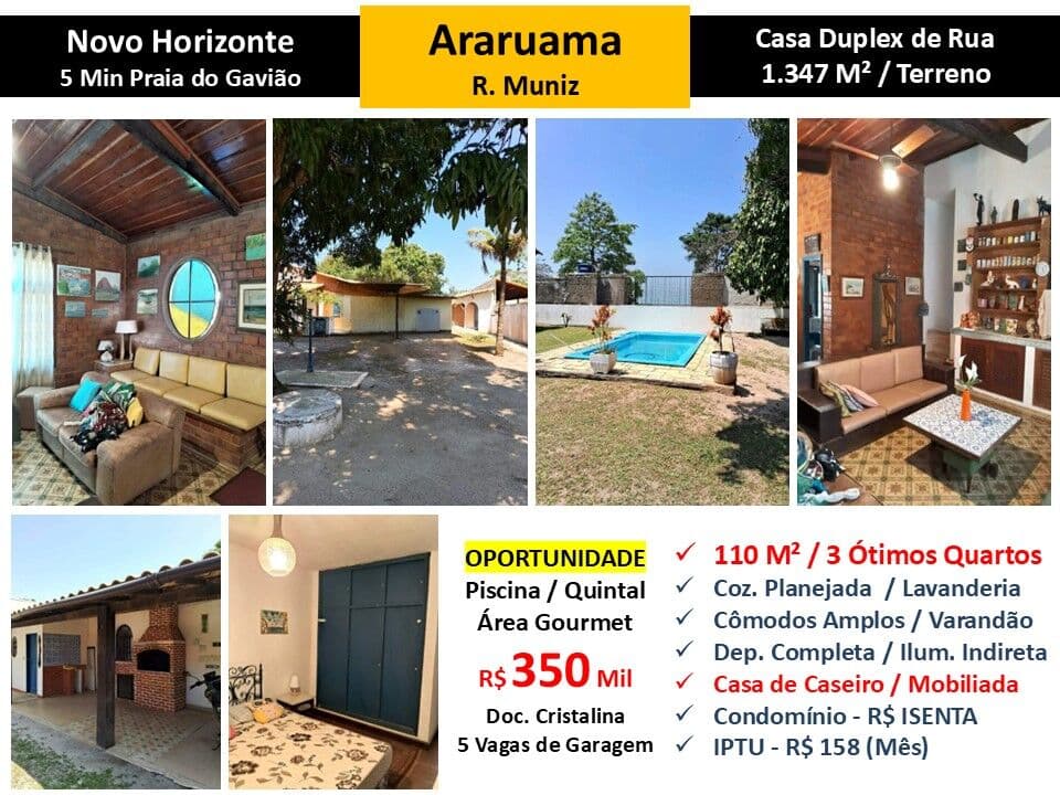 Casa Araruama Novo Horizonte Muniz 110M²