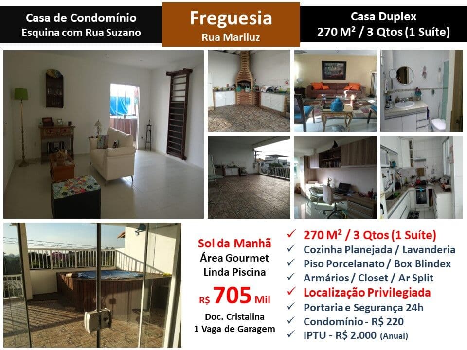 Casa JPA Freguesia Mariluz 270M²