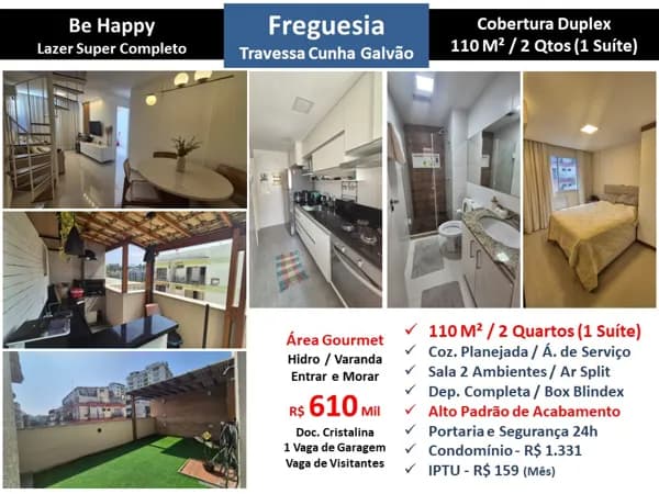 Cob JPA Freguesia Be Happy 110M²