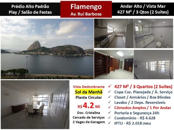 Apto Flamengo Praia Rui Barbosa 427M² 2