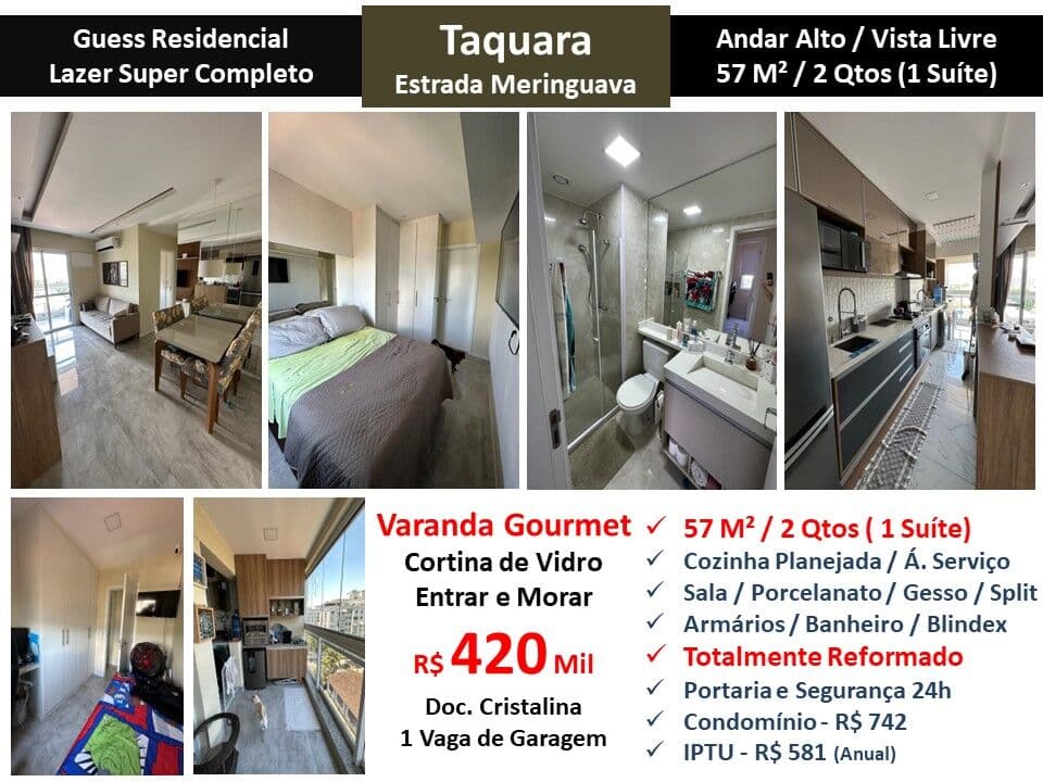 Apto JPA Taquara Meringuava Guess 57M² 5
