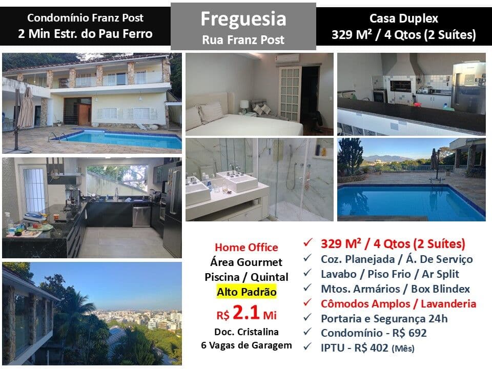 Casa JPA Freguesia Franz Post 329M²