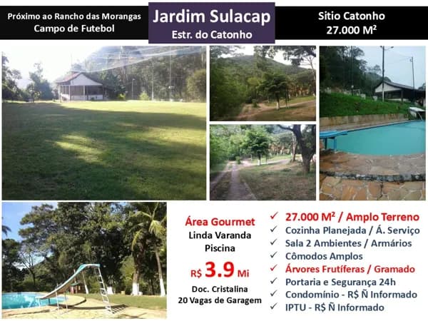 Sitio JPA Sulacap Catonho 27000M²
