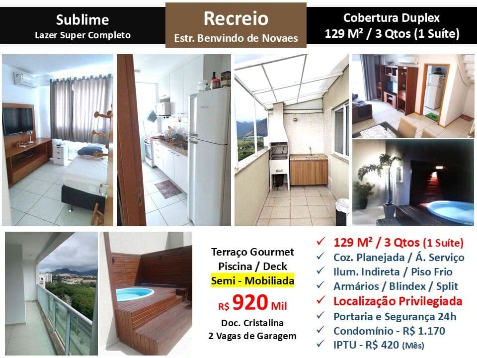 Cob Recreio Sublime 129M²
