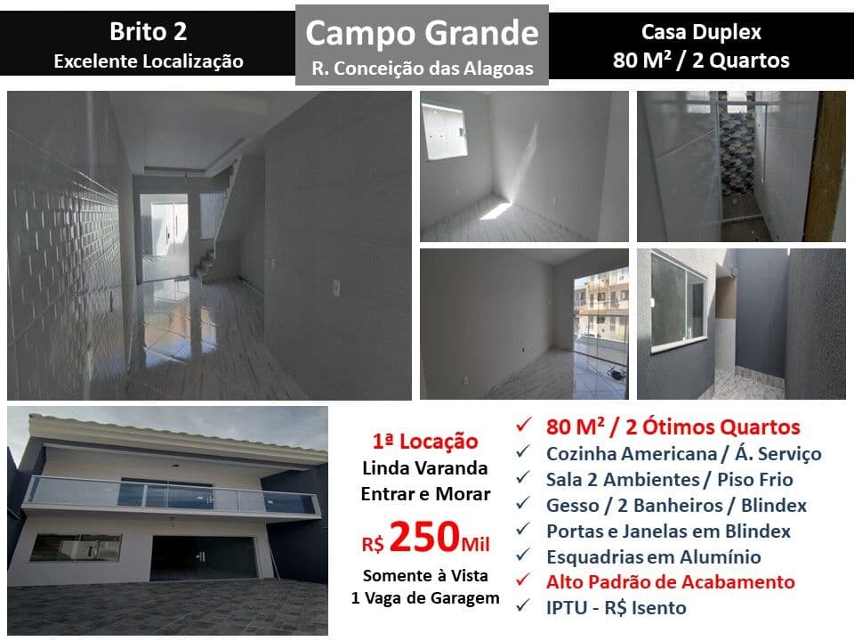 Casa Campo Grande Brito 2 80M²