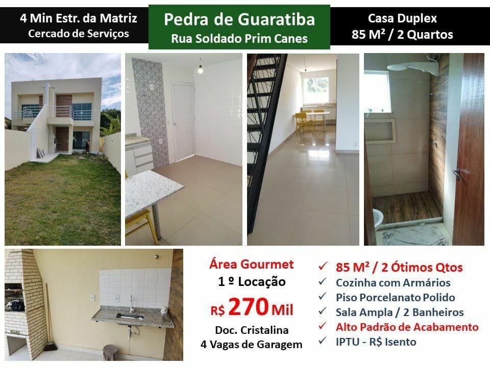 Casa Pedra de Guaratiba Sol Prim Canes 85M²