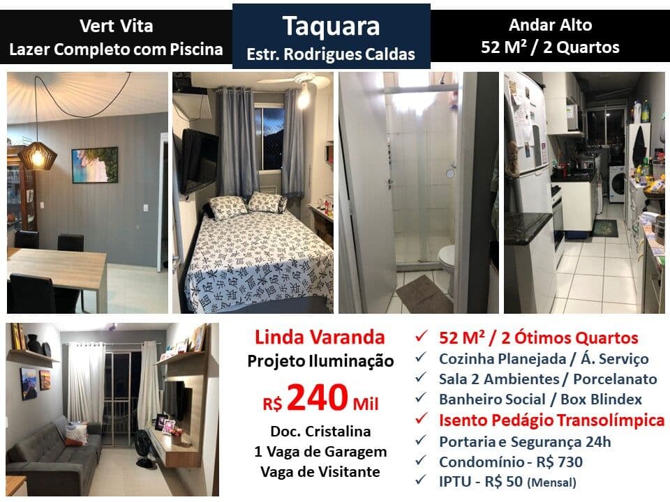 Apto JPA Taquara Vert Vita 52M² 3