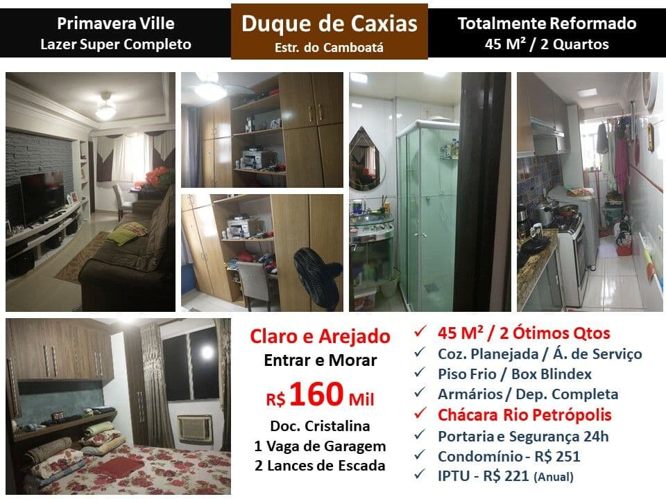 Apto Caxias Primavera Ville 45M²