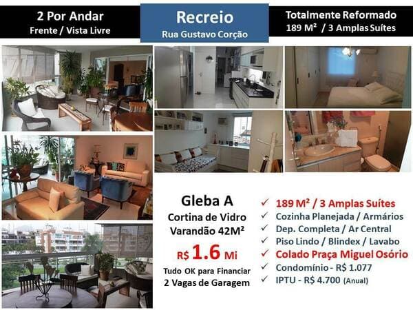 Apartamento em Rio de Janeiro - Recreio dos Bandeirantes