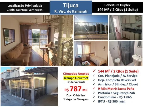 Cob Tijuca Visconde de Itamarati 144M²