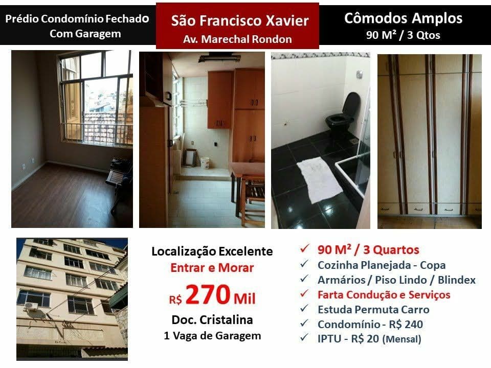 Apartamento em Rio de Janeiro - São Francisco Xavier
