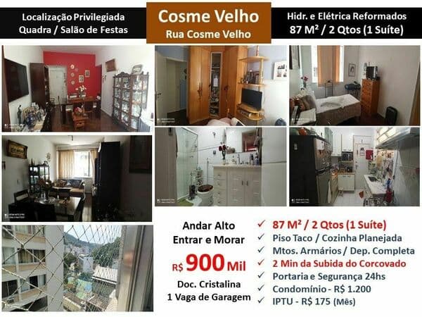Apartamento em Rio de Janeiro - Cosme Velho