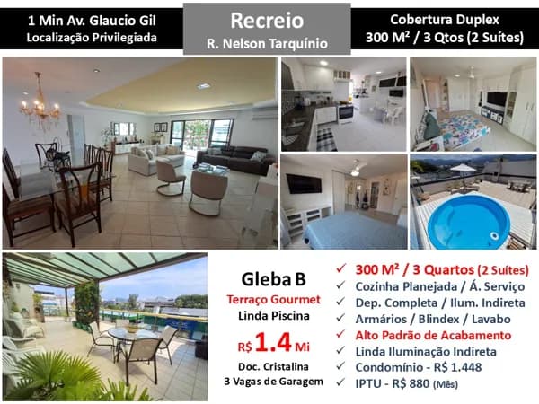 Cob Recreio Gleba B Nelson Tarquínio 300M²