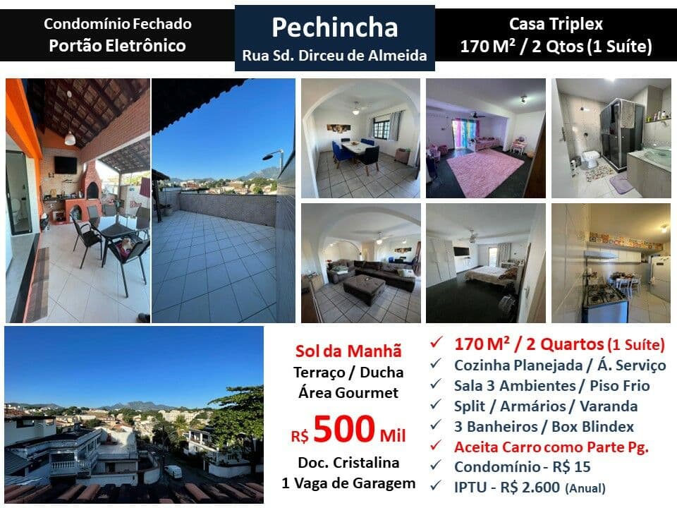 Casa JPA Pechincha Dirceu de Almeida 170M²