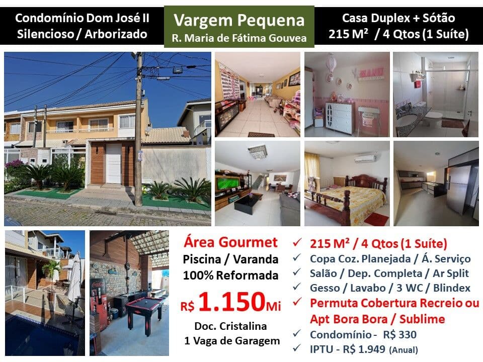 Casa Vargem Pequena Dom José 2 215M²
