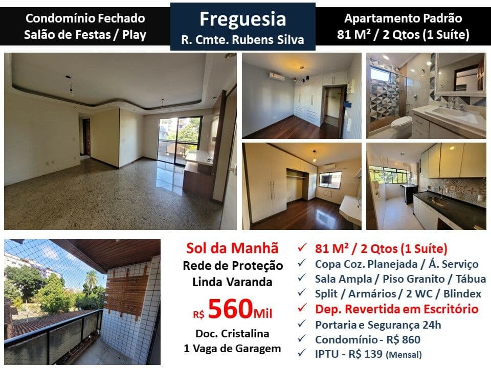 Apto JPA Freguesia Rubens Silva 81M²