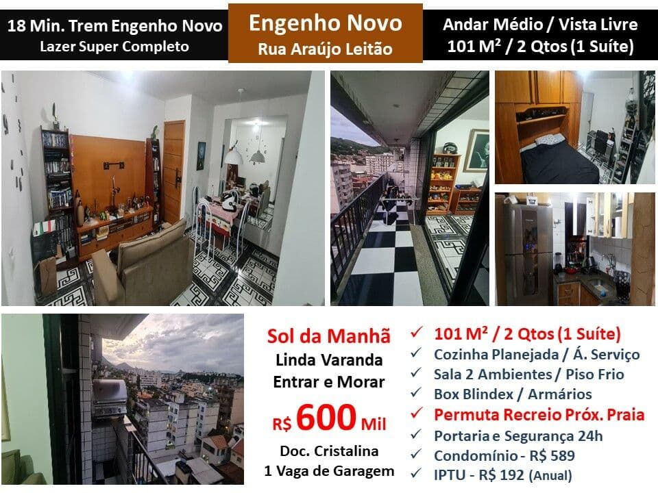 Apto Eng. Novo Araújo Leitão 101M²