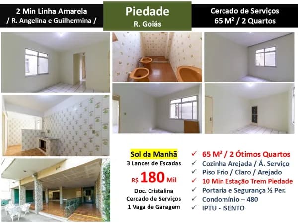 Apto Piedade Goiás 65M²