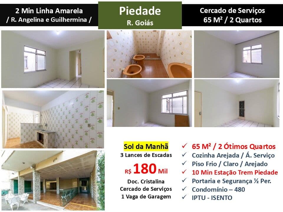 Apto Piedade Goiás 65M²