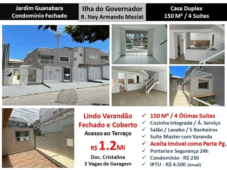Casa Jardim Guanabara Ney Armando Meziat 150M²