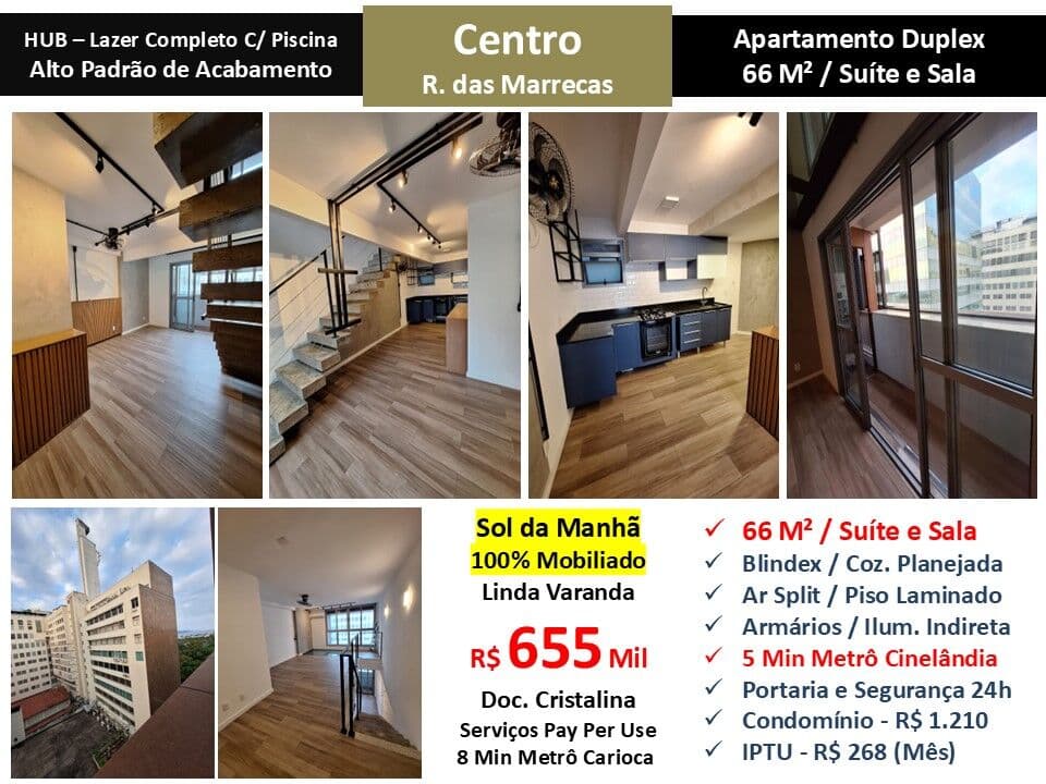 Apto Centro Marrecas Hub 66M²