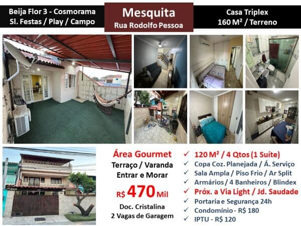 Casa Mesquita Rodolfo Pessoa Beija Flor 3 120M²