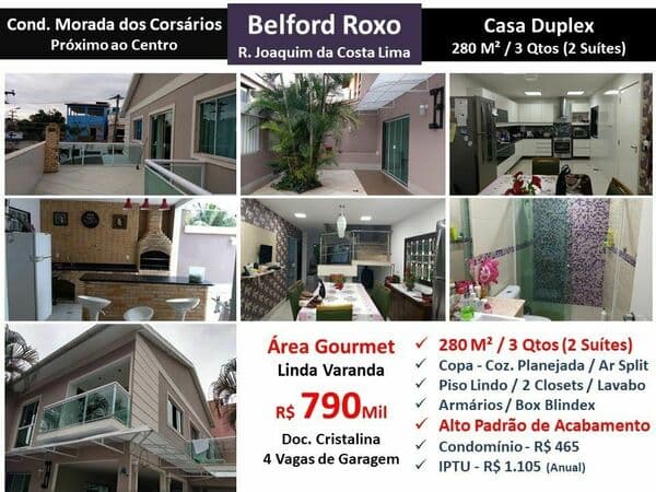 Casa Belfort Roxo 280M²
