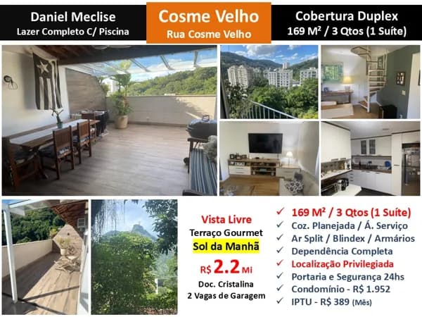 Cob Cosme Velho Daniel Meclise 169M²