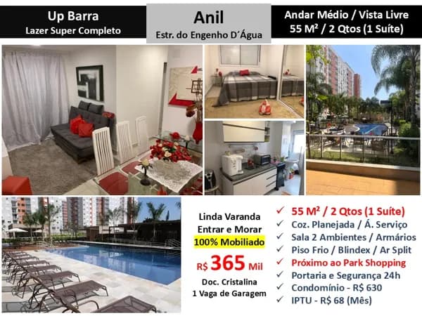 Apto JPA Anil UPBarra 55M²