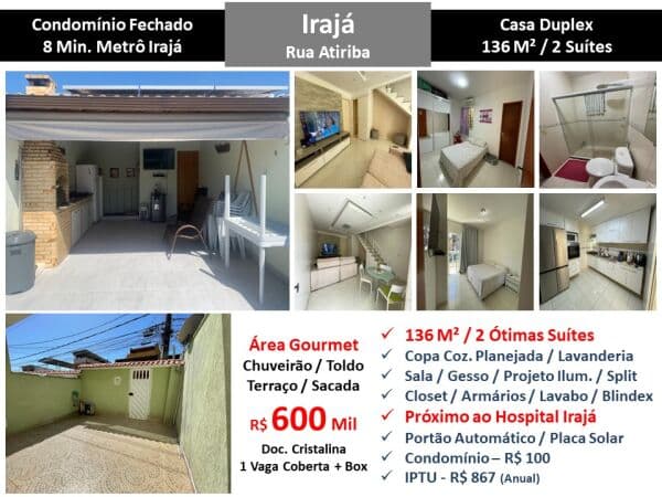 Casa Iraja Atiriba 136M²