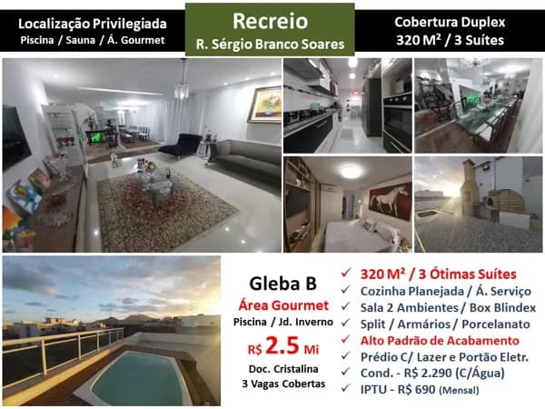 Cob Recreio Gleba B Sérgio Branco Soares 320M²