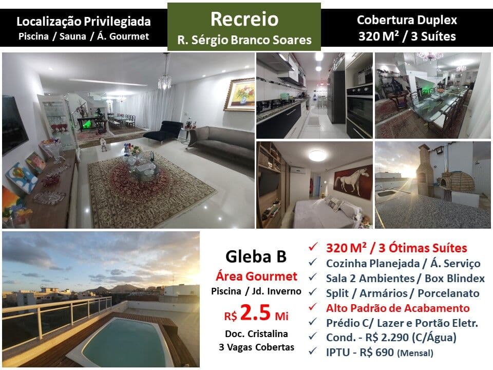 Cob Recreio Gleba B Sérgio Branco Soares 320M²
