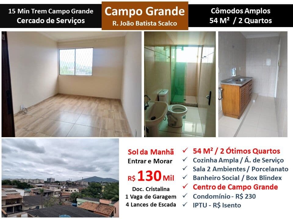 Apto Campo Grande Joao Batista Scalco 54M²