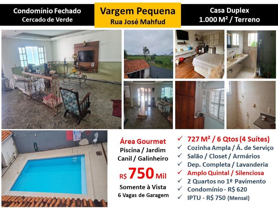 Casa Vargem Pequena Paulo José Mahfud 727M²