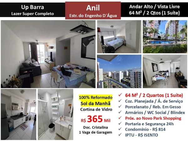 Apto JPA Anil UPBarra 64M²