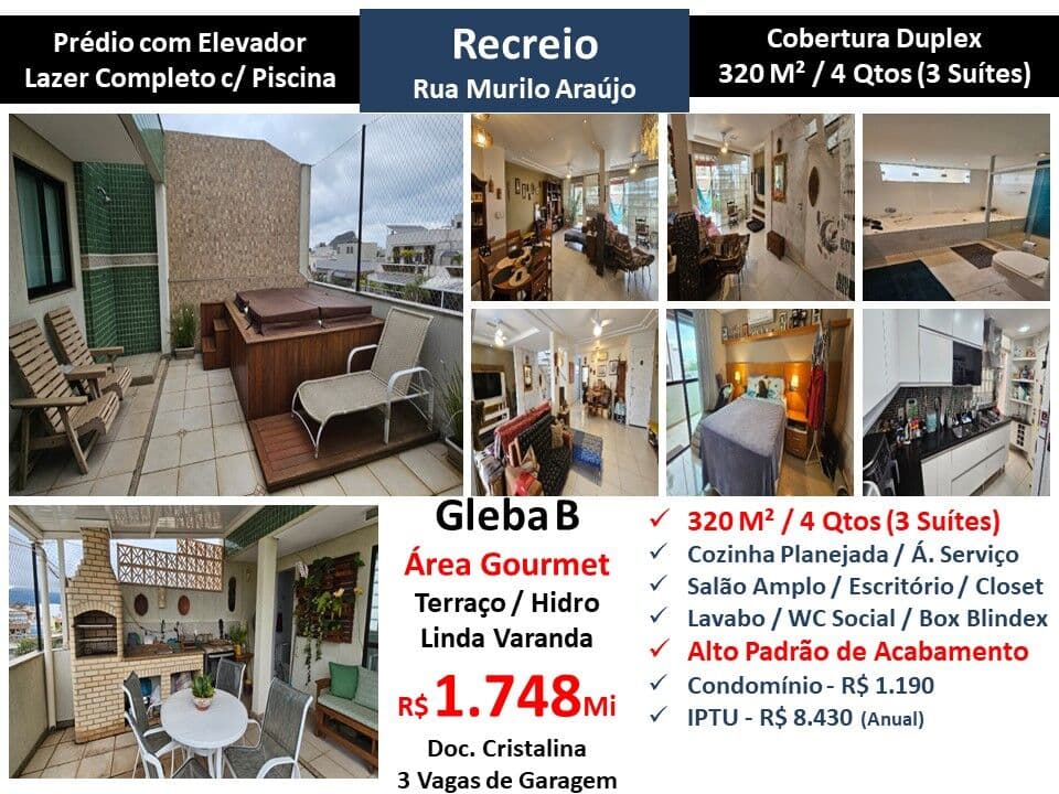 Cob Recreio Gleba B Murilo de Araujo 320M²