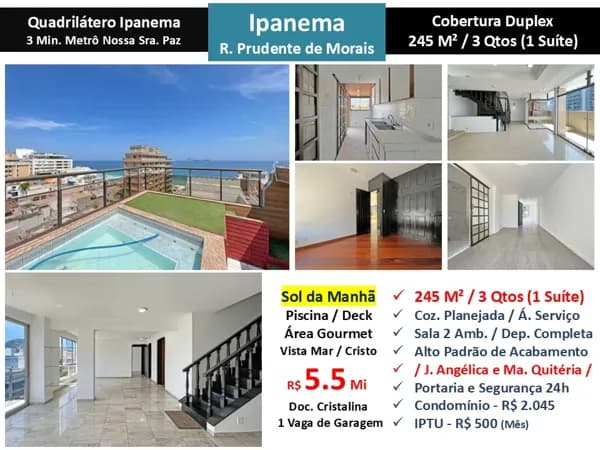 Cob Ipanema Prudente de Morais 245M²