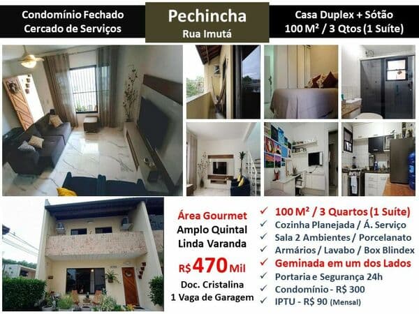 Casa JPA Pechinhca Imuta 100M²