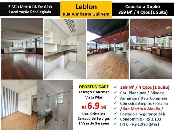 Cob Leblon Almirante Guilhem 359M²