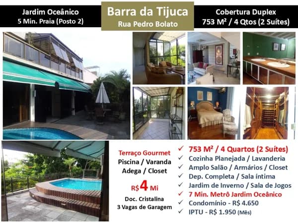 Cob Barra da Tijuca JO Pedro Bolato 753M²