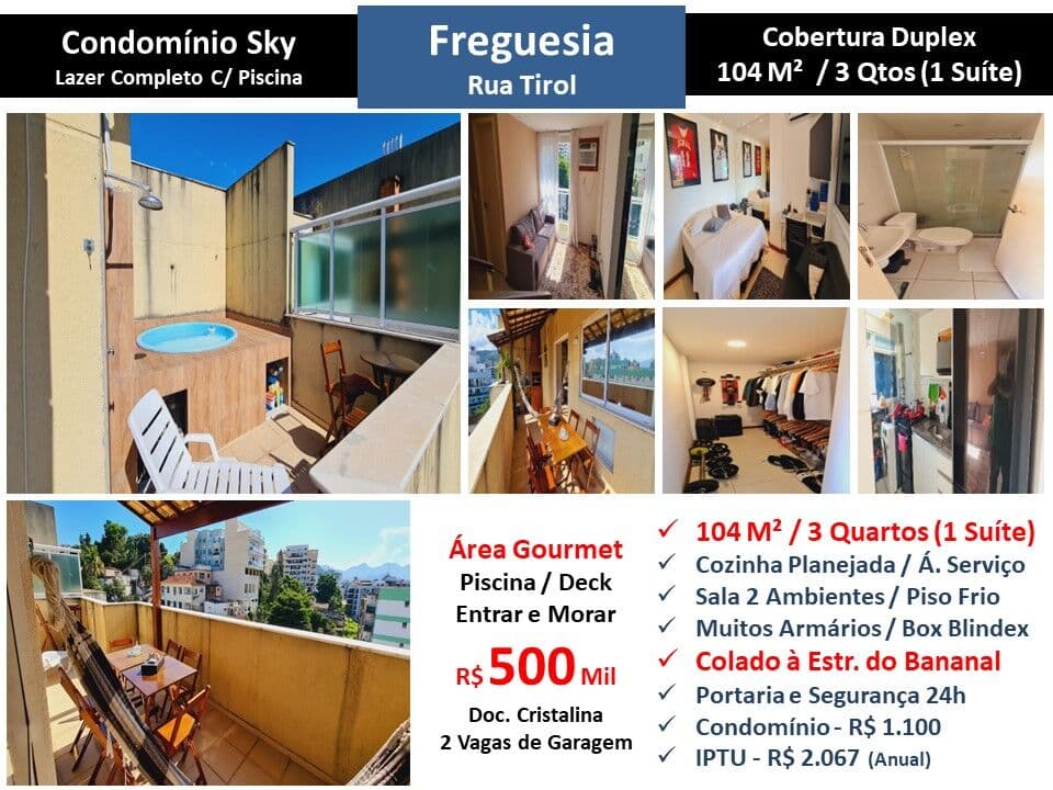 Cob JPA Freguesia Sky 104M²