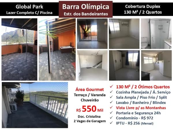 Cob Barra Olímpica Global Park 130M²