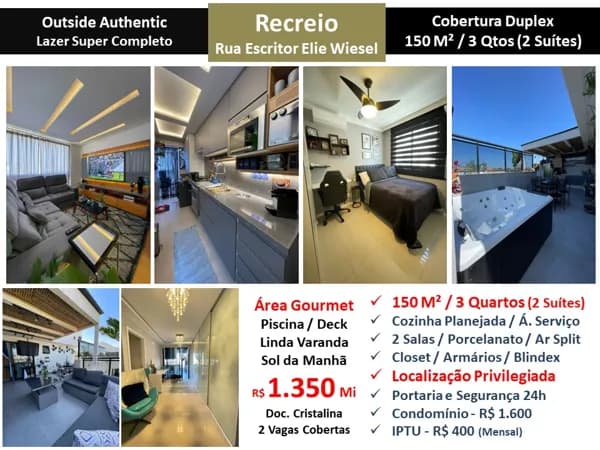 Cob Recreio Zico Outside 150M² 7