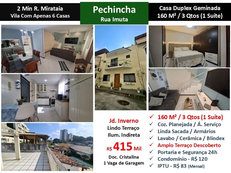Casa JPA Pechinhca Imuta 160M²