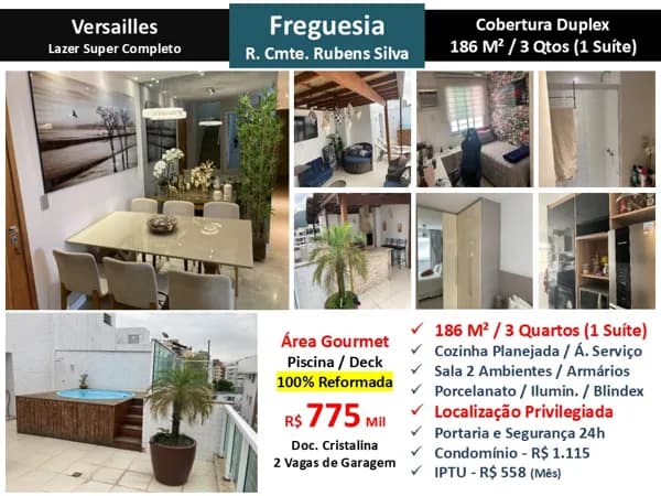 Cob JPA Freguesia Rubens Silva Versailles 186M²