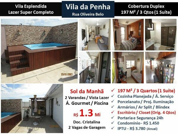 Cob Vila da Penha Vila Esplêndida 197M²
