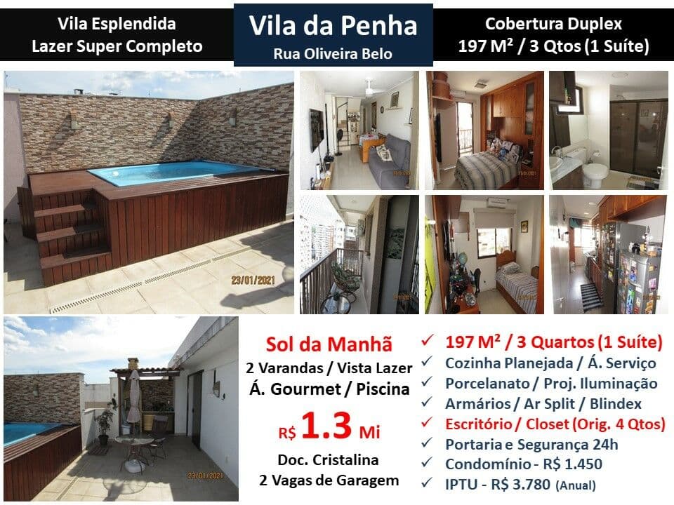 Cob Vila da Penha Vila Esplêndida 197M²
